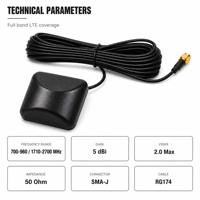 Antenne patch 4G LTE 700-960 1710-2700MHz SMA-J 5dBi, antenne à profil bas, câble RG174 pour routeur LTE, module passerelle CPE
