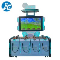 Vente chaude 4-Player Shooting Gun Arcade Simulator Garantie 1 an-Machine de tir High-Tech Gun Fight