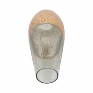 Vaso in Vetro Stratificato Moderno con Design Dorato, Vaso Decorativo per Fiori, per Soggiorno e Arredamento Casa - Product Image 6