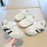Chaussures de sport unisexes pour enfants Forrest Gump Printemps-Automne 2026, blanches, respirantes, légères, durables, fermeture Velcro, tige en PU