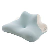 Oreiller ergonomique de décompression cervicale en mousse à mémoire de forme pour la lecture au lit, avec housse amovible et lavable, design respirant et adapté aux voyages