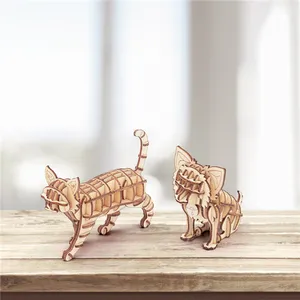 אמזון חינוכיים צעצועי ילדים צעצועי Custom פאזל עץ חם למכור צ 'יוואווה כלב עץ אופנה סובלימציה 2020 כן!