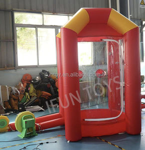 ตู้โชว์เครื่องเป่าเงินแบบพองได้ลูกบาศก์เงินสดผ้าอ๊อกซ์ฟอร์ด - Product Image 2