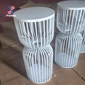 Fondo all'ingrosso della fabbrica del fiore del basamento del fiore del metallo del fondo del fiore del basamento floreale di nozze del portabagagli del fiore - Product Image 1