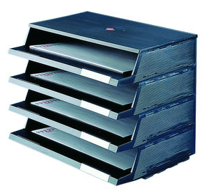 TWINCO-organizador de escritorio de oficina de cuatro capas, soporte para documentos, bandeja, gran oferta, <span class=keywords><strong>Amazon</strong></span> - Product Image 2