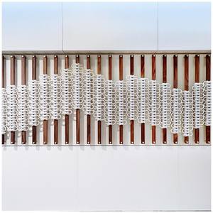 Grande Tenture Murale en Macramé de Bohème Tissage Main Écologique Tapisseries Coton Art Déco pour Espace Commercial Projet Minimaliste - Product Image 4