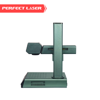 Mini machine de marquage laser à fibre 20W, portable de bureau, pour gravure de plaques métalliques, mise au point automatique, vitesse rapide, précision 100mm