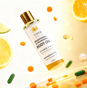 إكسير ترميم البشرة، زيت الجسم الكامل بفيتامين سي وفيتامين هـ، مزيل للجفاف، مفتح طبيعي للبشرة، زيت أساسي بالجلوتاثيون - Product Image 2