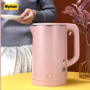 Myriver Electric Vintage Água Quente Urna Chá Pote Samovar Waterkoker Caldeira De Água Máquina De Chá Chá Chaleira De Vidro Samovar