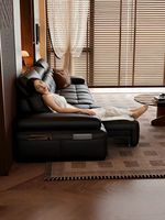 Großhandel Dreisitzer Modernes Büro-Ledersofa Modulare Ledersofas für Wohnzimmer im Florenz-Stil