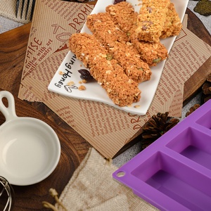 <span class=keywords><strong>Molde</strong></span> energética <span class=keywords><strong>de</strong></span> barra <span class=keywords><strong>de</strong></span> granola rectangular <span class=keywords><strong>de</strong></span> 8 cavidades <span class=keywords><strong>de</strong></span> grado alimenticio, chocolate, pastel <span class=keywords><strong>de</strong></span> queso, herramientas para hacer bocadillos <span class=keywords><strong>de</strong></span> <span class=keywords><strong>silicona</strong></span> ganache - Product Image 5
