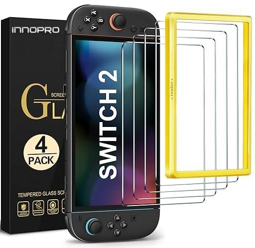 2 New Tempered Glass Screen Protector with Wired 2.4G Support for for 2 Compatible INNOPRO