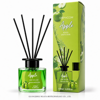 Diffuseur de parfum d'ambiance Woody Reed, bouteille en verre, bâtonnets en fibre, arôme premium, fournisseur en gros, emballage personnalisé