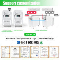 XIHO OEM ODM 34kWh 32kWh 30kWH Paket Baterai Lithium Ion Tenaga Surya 16S1P 51.2V 48 Volt 600Ah 628Ah 668Ah LF668 MB56 Sel Lifepo4 LFP