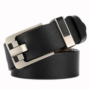 Cinto Masculino de Fivela em Couro Bovino Genuíno, Largura de 3,8 CM, Cores Preto e Marrom - Product Image 4