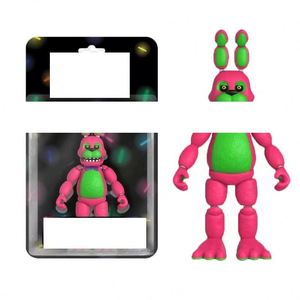 Nouveaux jouets, produits phares : figurines <span class=keywords><strong>d</strong></span>'action Five Nights at Freddy's, Bonnie, Foxy, Freddy, édition Nightmare, figurines en PVC. - Product Image 6
