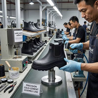 Bottes en caoutchouc personnalisées pour femmes, style Chelsea, imperméables, avec semelle extérieure en EVA collée, pour la pluie, vente en gros