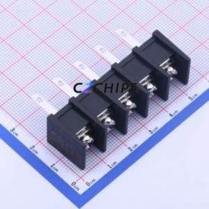 KF55H-10.0-5P Barrier Terminal Block Through hole Component (THT),P=10mm Connector Two Sides 10mm 1x5P Straight Pin - Product Image 1