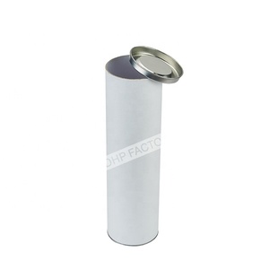 Caja <span class=keywords><strong>de</strong></span> Embalaje <span class=keywords><strong>de</strong></span> Té Redonda <span class=keywords><strong>de</strong></span> Cartón Rígido Personalizada, Tubo <span class=keywords><strong>de</strong></span> Papel con Tapa Metálica, <span class=keywords><strong>Tubos</strong></span> <span class=keywords><strong>de</strong></span> Cartón con Tapa Metálica - Product Image 4