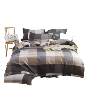 Parure de lit de luxe moderne LeiSen Designer pour très grand lit, tricotée à motif végétal, 300 fils, imprimée, pour chambre à coucher - Product Image 1