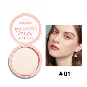 Handaiyan Light Soft Surface Polvo prensado Natural Impermeable Larga duración Cobertura completa Maquillaje Cosméticos - Product Image 5