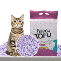 Litière agglomérante pour chat en tofu, sans poussière, anti-odeur, de qualité supérieure, en forme de rayures de 2 mm, éco-nette, vente en gros pour fournisseurs