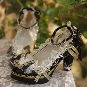 Pizzo bianco fiore cinturino alla caviglia floreale con applicazioni Sexy strass perle <span class=keywords><strong>scarpe</strong></span> da <span class=keywords><strong>sposa</strong></span> da festa abito di cristallo <span class=keywords><strong>scarpe</strong></span> da <span class=keywords><strong>sposa</strong></span> per <span class=keywords><strong>sposa</strong></span> - Product Image 4