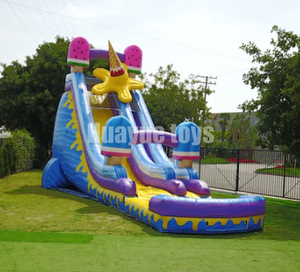 Château gonflable commercial Offre Spéciale, toboggan gonflable pour enfant <span class=keywords><strong>avec</strong></span> piscine à balles, combo <span class=keywords><strong>de</strong></span> château <span class=keywords><strong>de</strong></span> jardin personnalisé, jeu d'arrière-cour gonflable - Product Image 2