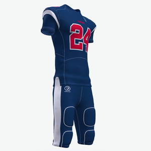 Nouveauté, vente en gros, ensembles de vêtements de sport personnalisés pour équipes américaines, impression par sublimation numérique, maillot de football américain brodé pour hommes - Product Image 6