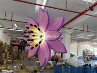 Modèle de fleur gonflable personnalisé Jenor avec éclairage pour la décoration de jardins et de centres commerciaux