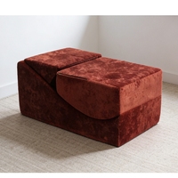 Chaise longue de yoga convertible pour adultes, canapé-lit pliant en tissu pour le loisir, chaise d'inversion de yoga compressée à vendre