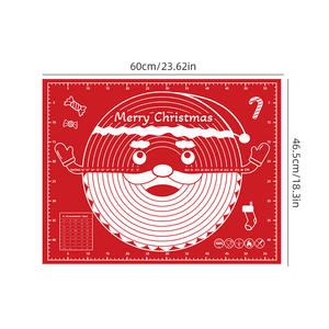 Alfombrilla de Silicona Antideslizante para Amasar, Duradera, Impermeable, para Hornear en la Cocina, Preparar Pan, Repostería y Masa de Galletas - Product Image 4