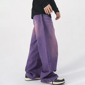 Nouvel arrivage de jeans pour hommes de haute qualité jeans baggy droits vintage lavés au sable pantalons cargo multi-poches oversize pour hommes - Product Image 6