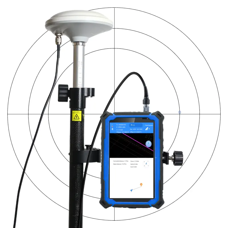 HUGERCOK G71N прочный промышленный планшетный ПК Android 7 дюймов 4G 3G Вызов Gps двойной слот для карты навигация GPS GNSS RTD