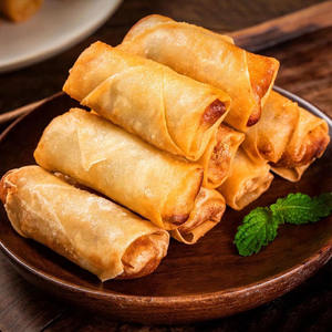 Rouleaux de printemps végétariens surgelés Pâtisseries indiennes épicées et salées pour des collations parfaites pour les adultes et les enfants - Product Image 1