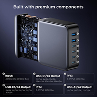 240W GaN pliable 6 ports chargeur de bureau Station téléphone portable écouteurs Watch-PD3.1 intelligent charge rapide OVP OTP Protection