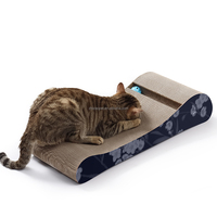 Griffoir pour chat en carton haute densité, forme d'os moderne, durable