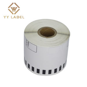 Rouleau de papier thermique compatible <span class=keywords><strong>Dymo</strong></span> <span class=keywords><strong>Brother</strong></span> DK-22205, ruban adhésif 62 mm x 30,48 m pour utilisation en supermarché - Product Image 1