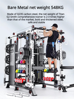 Machine Smith Professionnelle Multi-Fonction Haute Qualité Robuste pour Usage en Salle de Sport, Tonification Musculaire et Entraînement de Force