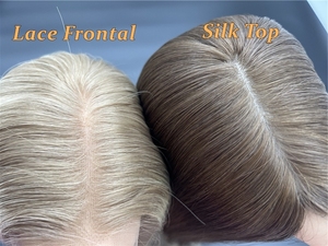 Balayage Ombre Miel Brun Couleur Casher Perruques Européenne Juive Raw Vierge Européenne Cheveux Humains Soie Top Perruques pour Femmes - Product Image 6