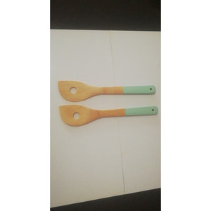 Juego de espátulas de bambú de 6 piezas, utensilios de cocina antiadherentes para sartenes y ollas, solo lavar a mano - Product Image 3