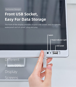 18.5 Inch IP65 Industrial <strong>Embedded</strong> Panel PC Capacitive Touch Intel J6412 CPU 8G RAM 128G Storage All One <strong>Control</strong> Panel for <strong>Linux</strong> - Product Image 3