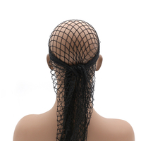 Emballage personnalisable 100% rayonne noir X-Large Triangle filet à cheveux Triangle Nylon filets à cheveux