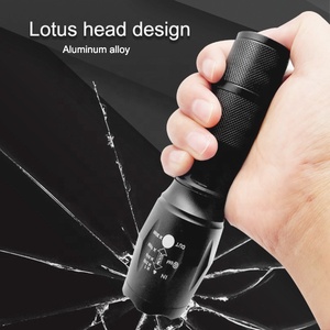 Công suất cao LED USB sạc chiến thuật hợp kim nhôm đèn pin nhỏ Zoom Set-không thấm nước và khả năng mở rộng - Product Image 5