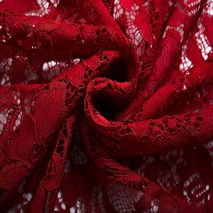 Новый стиль по низкой цене, модная нейлоновая нить, Цветочная кружевная ткань для одежды - Product Image 3