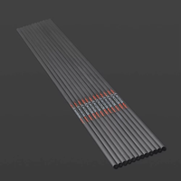 ACCMOS 33 pouces ID 8.0mm 0.001 "Colonne vertébrale 300 350 400 500 Pur Carbon Arrow Shaft Archery Recurve and Compound Bow Arrow shaft