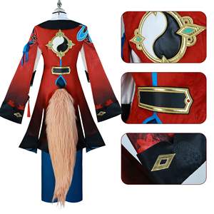 <span class=keywords><strong>Anime</strong></span> Honkai Star Rail Jiaoqiu Cosplay disfraz conjunto pelucas y traje para fiesta de Halloween juego de rol vestido - Product Image 3
