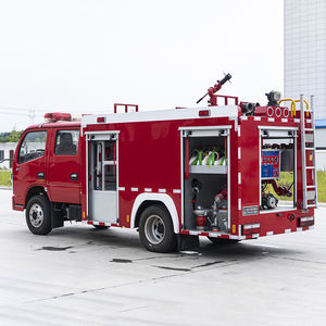 Prix usine nouveau 4x2 DFAC Dolica 2.5 tonnes Diesel carburant réservoir d'eau camion de pompiers Shanghai Rongshen pompe à incendie <span class=keywords><strong>PS</strong></span> 30 feu pistolet citerne - Product Image 4