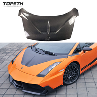 Capot avant en fibre de carbone véritable, pièces de carrosserie automobile pour Lamborghini Gallardo LP550 LP560 LP570