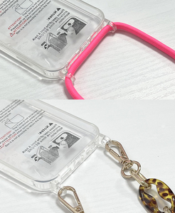 Lanière transparente pour <span class=keywords><strong>iPhone</strong></span> <span class=keywords><strong>13</strong></span> 14 15 lanière étui de téléphone pour <span class=keywords><strong>iPhone</strong></span> 16 17 bandoulière crochet transparent étui de téléphone avec trou pour sangles - Product Image 4